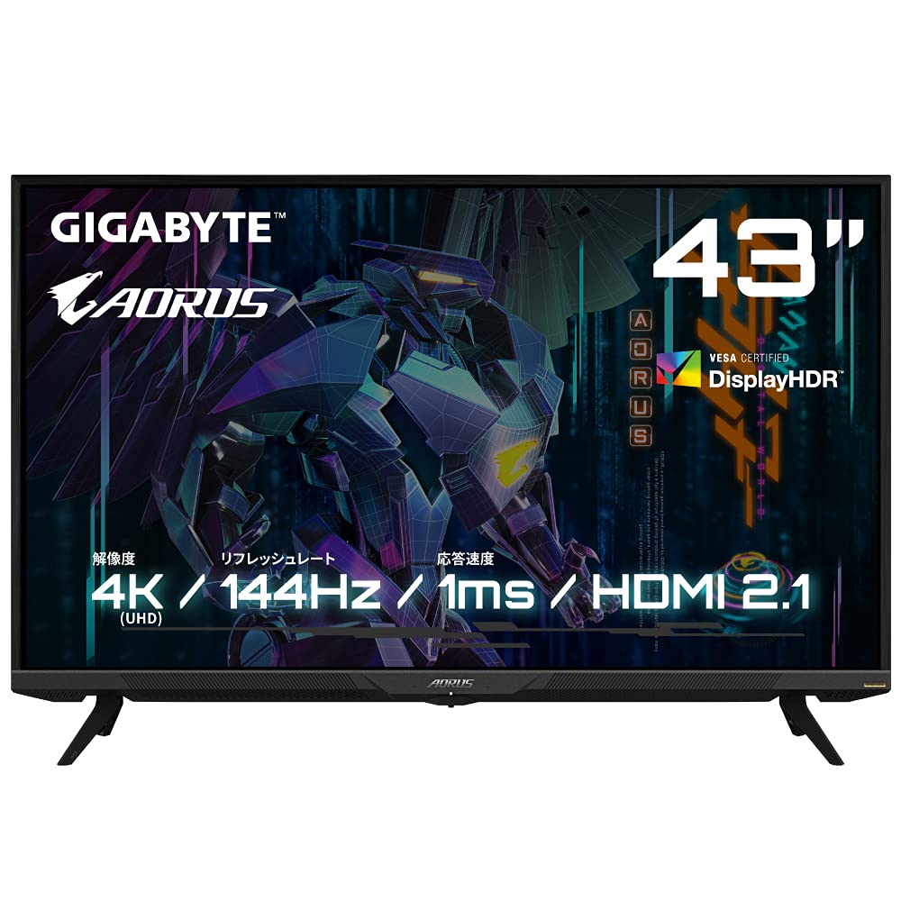 Amazon.co.jp: ゲーミングモニター GIGABYTE AORUS FV43U Gaming