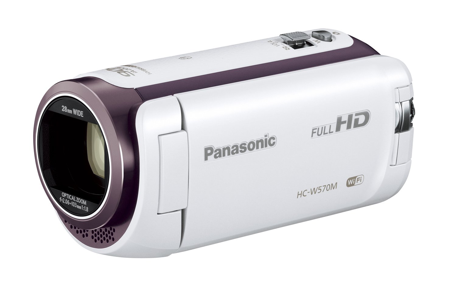 Amazon.co.jp: パナソニック HDビデオカメラ W570M ワイプ撮り 90倍
