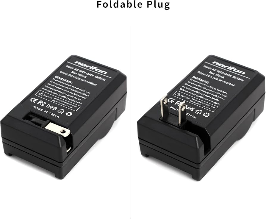 Norifon NB-6L Wall Charger for Canon PowerShot SX530 HS, SX610 HS