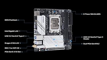 Amazon | ASRock マザーボード Z690M-ITX/ax Intel 第12世代 CPU