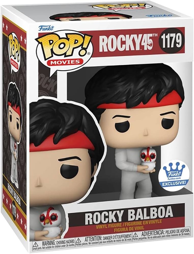 Amazon.com: Funko Pop! Rocky with Chicken Shop Exclusive Figure