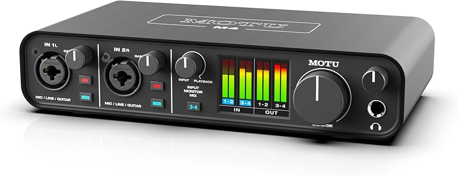 Amazon.co.jp: MOTU M4 4in 4out USBオーディオインターフェース 国内