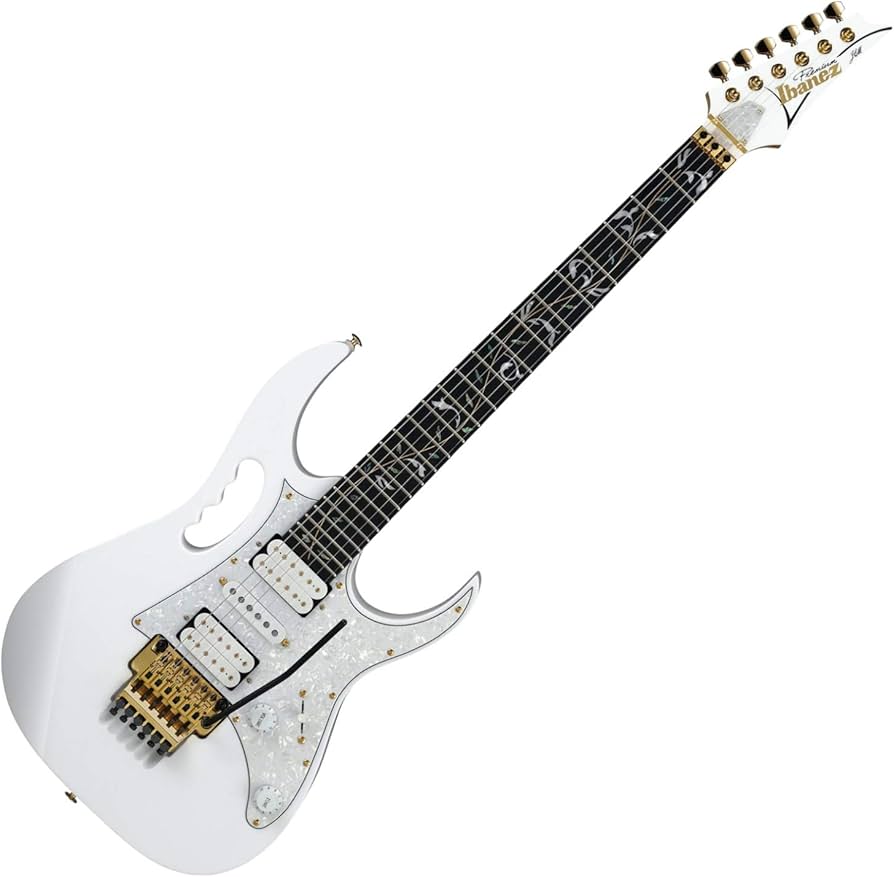 Amazon.com: Ibanez Steve Vai Signature Premium JEM7VP - White