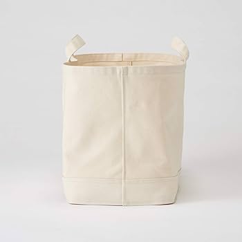 Amazon.co.jp: 無印良品 持ち手付帆布長方形バスケット・特大 約幅52