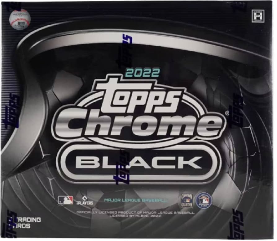 Amazon.com: 2022 Topps Chrome Black Baseball Hobby Box (1 Pack/4