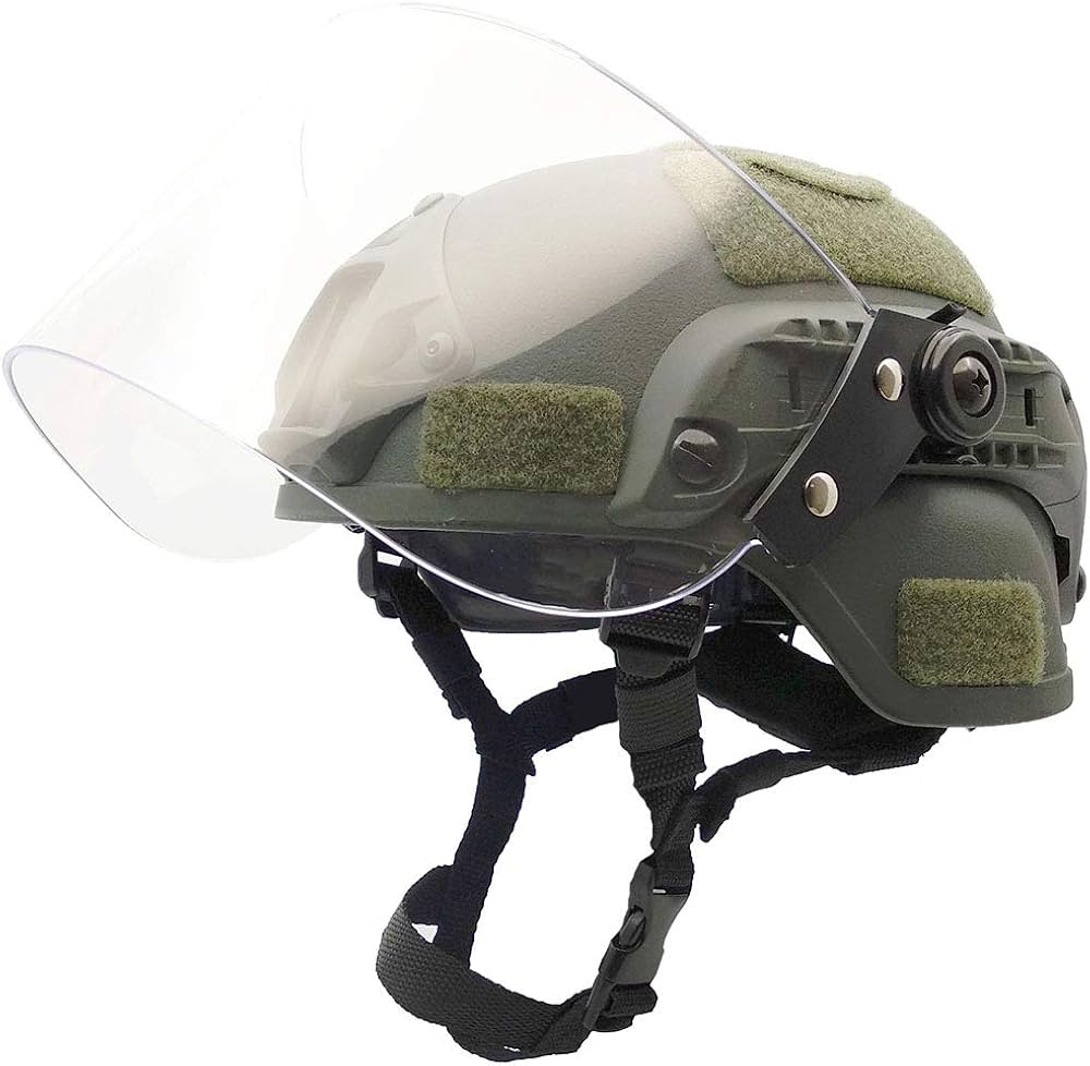 Amazon.co.jp: エアソフト タクティカル MICH2000 ヘルメット バイザー