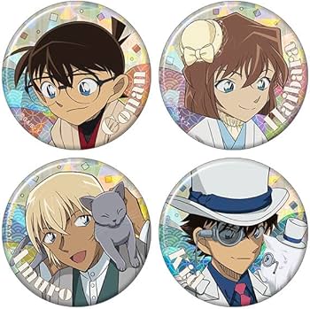 Amazon.co.jp: 名探偵コナン[アニメ版] キャラバッジコレクション 9個