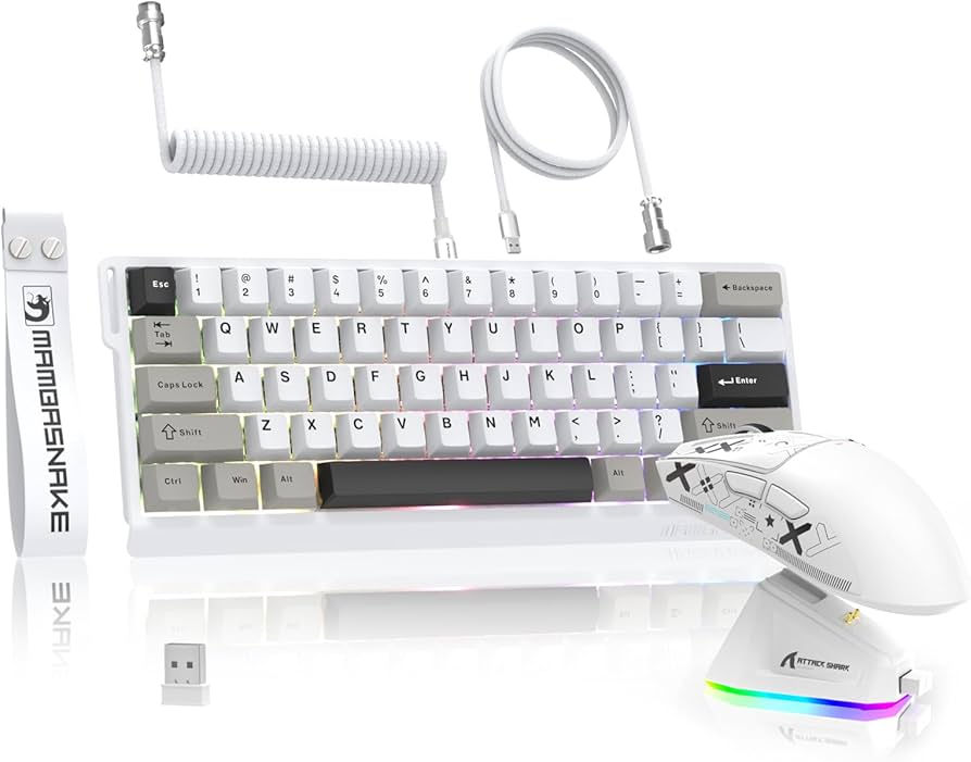 Amazon.co.jp: MAMBASNAKE×ATTACK SHARK【X60HE&X11】eスポーツセット