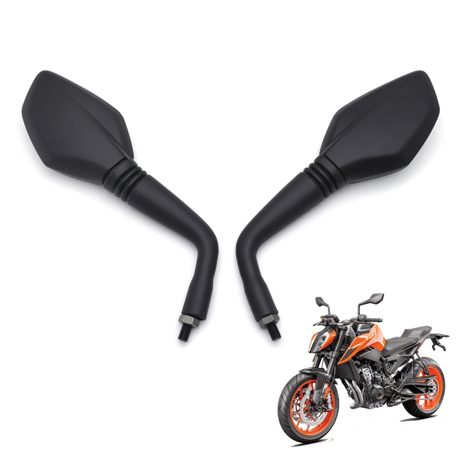 Amazon.co.jp: ブラック左右バックミラー KTM 790 Duke Adventure 890