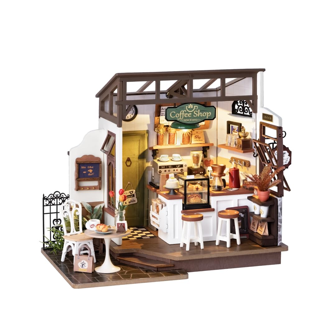 Amazon | Rolife ミニチュアハウス カフェ 喫茶店 NO.17 Café