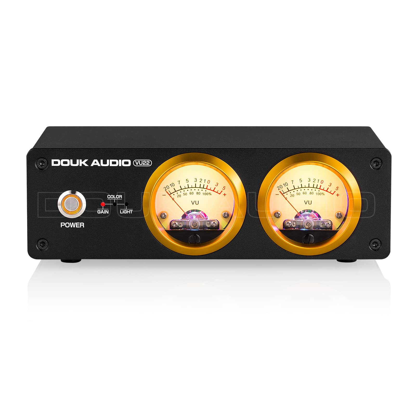 Amazon | Douk Audio VUメーター デュアルアナログ ディスプレイ DB