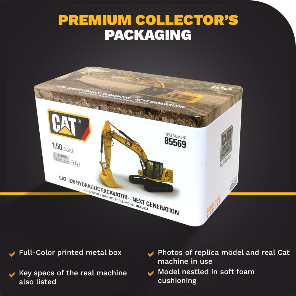 Amazon | ダイキャストマスター 1/50 ハイラインシリーズ Cat 320 油圧