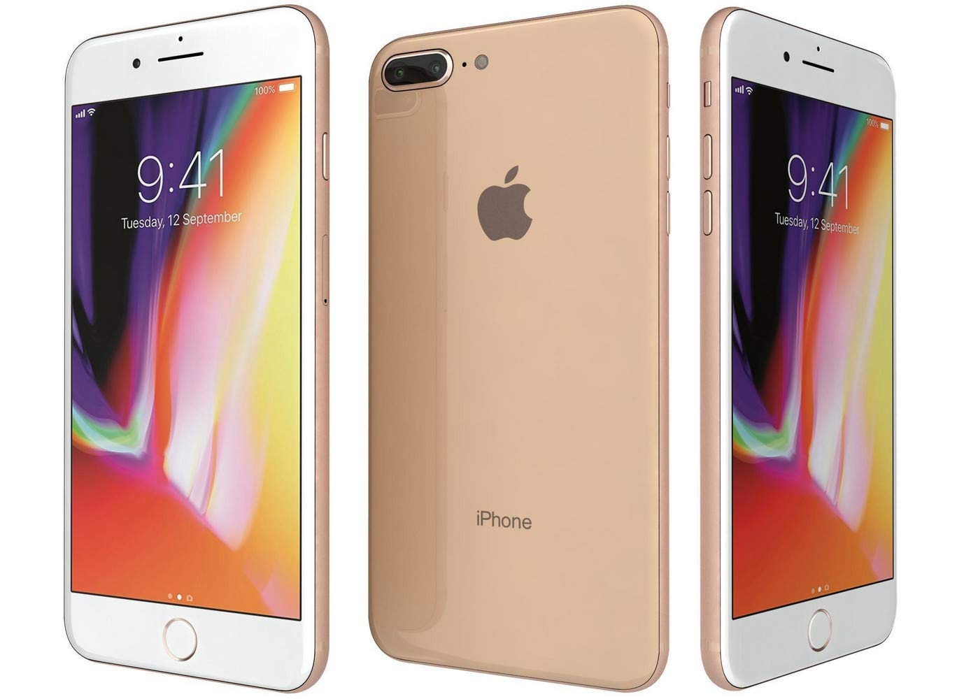 Apple iPhone 8 Plus, GSM Unlocked, 64GB - Gold (Renewed) : Amazon