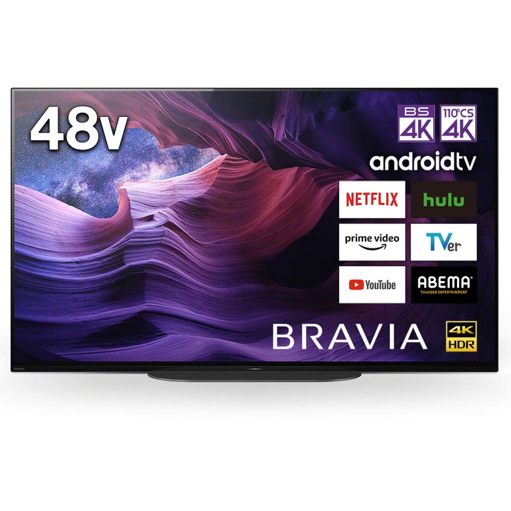 Amazon | ソニー 48V型 4K 有機EL テレビ ブラビア KJ-48A9S OLED 倍速