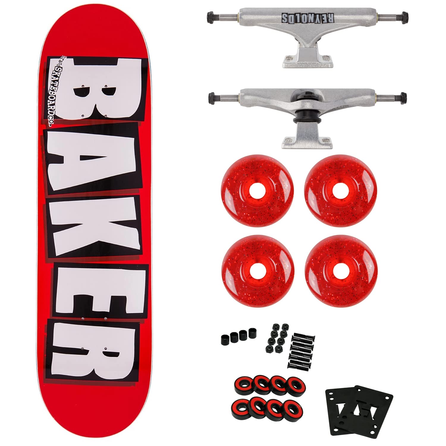 ベイカースケートボード コンプリート BAKER COMPLETE BRAND LOGO RED