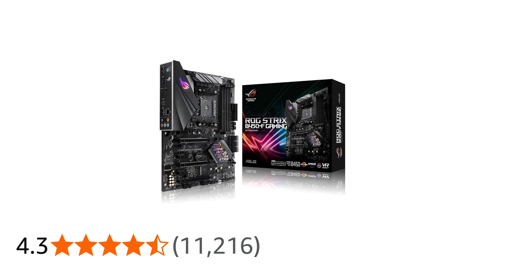 Amazon | ASUS AMD B450 搭載 AM4 マザーボード ROG STRIX B450-F