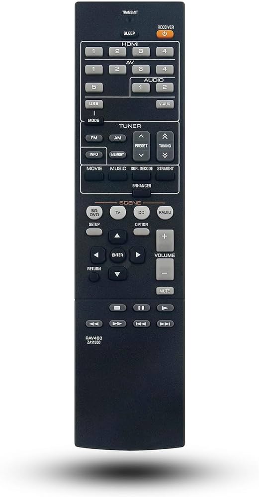 Amazon.com: Replacement Remote Control for Yamaha RX-V373 RX-V375