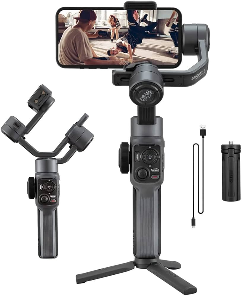 Amazon.co.jp: Zhiyun Smooth 5 ジンバルスタビライザー