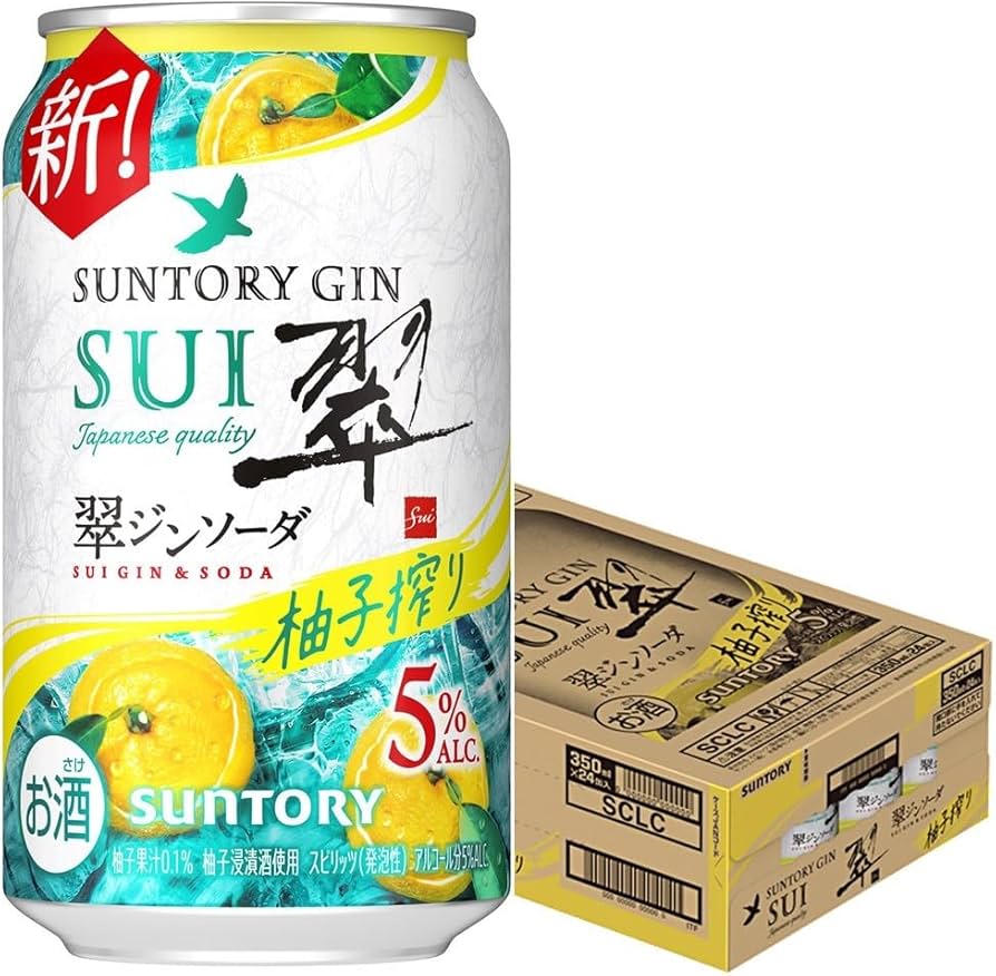Amazon.co.jp: 翠ジンソーダ [チューハイ 350ml×24本][翠 スイ SUI