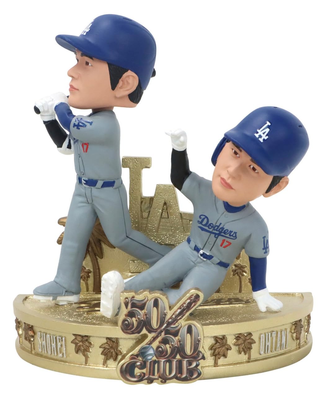 Amazon.co.jp: 大谷翔平 ドジャース バブルヘッド人形, 50/50記念