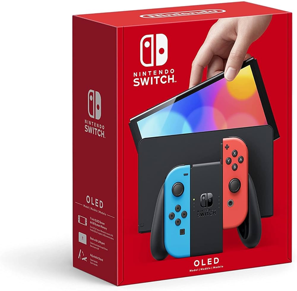 Nintendo Switch 本体 赤/青 充電器付き Nintendo Switch 本体 赤/青