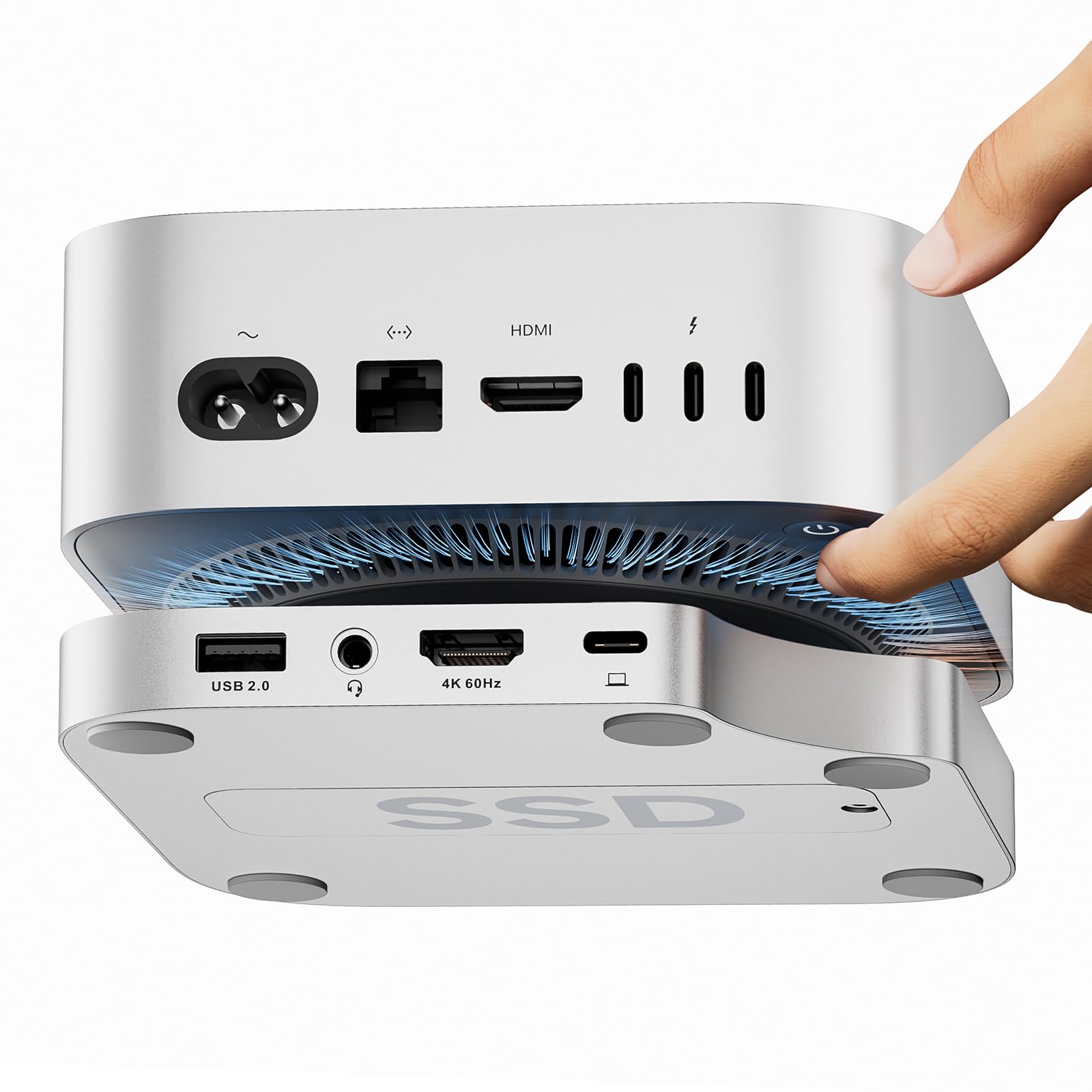 Amazon.co.jp: Minisopuru MINI4PRO Mac Mini M4 ドック（4K@60 HDMI