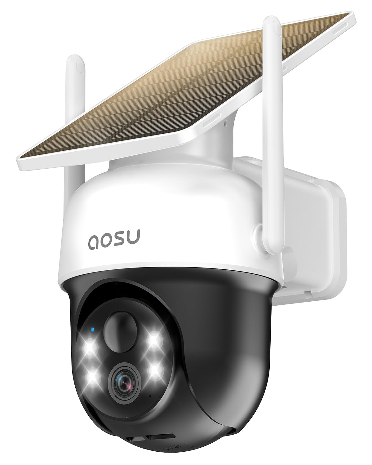 Amazon.co.jp: aosu 防犯カメラ ソーラー一体 屋外 太陽光高効率充電