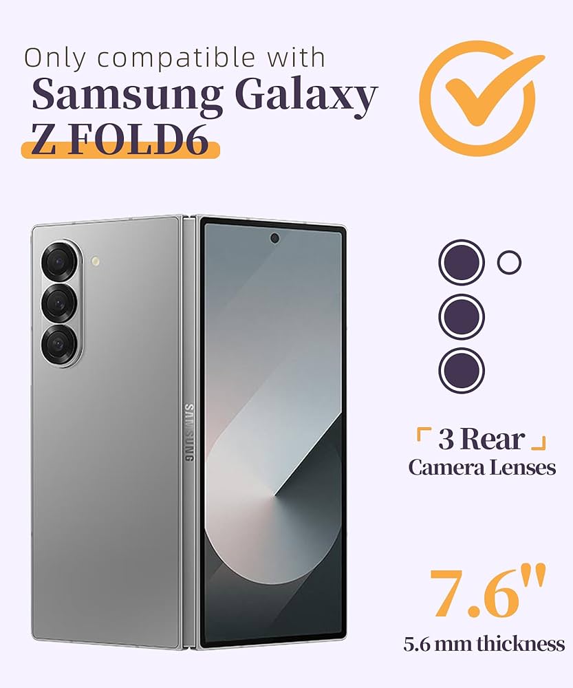 Amazon.co.jp: TLOMPLO 対応 Galaxy Z Fold6 用の ケース sペン付き