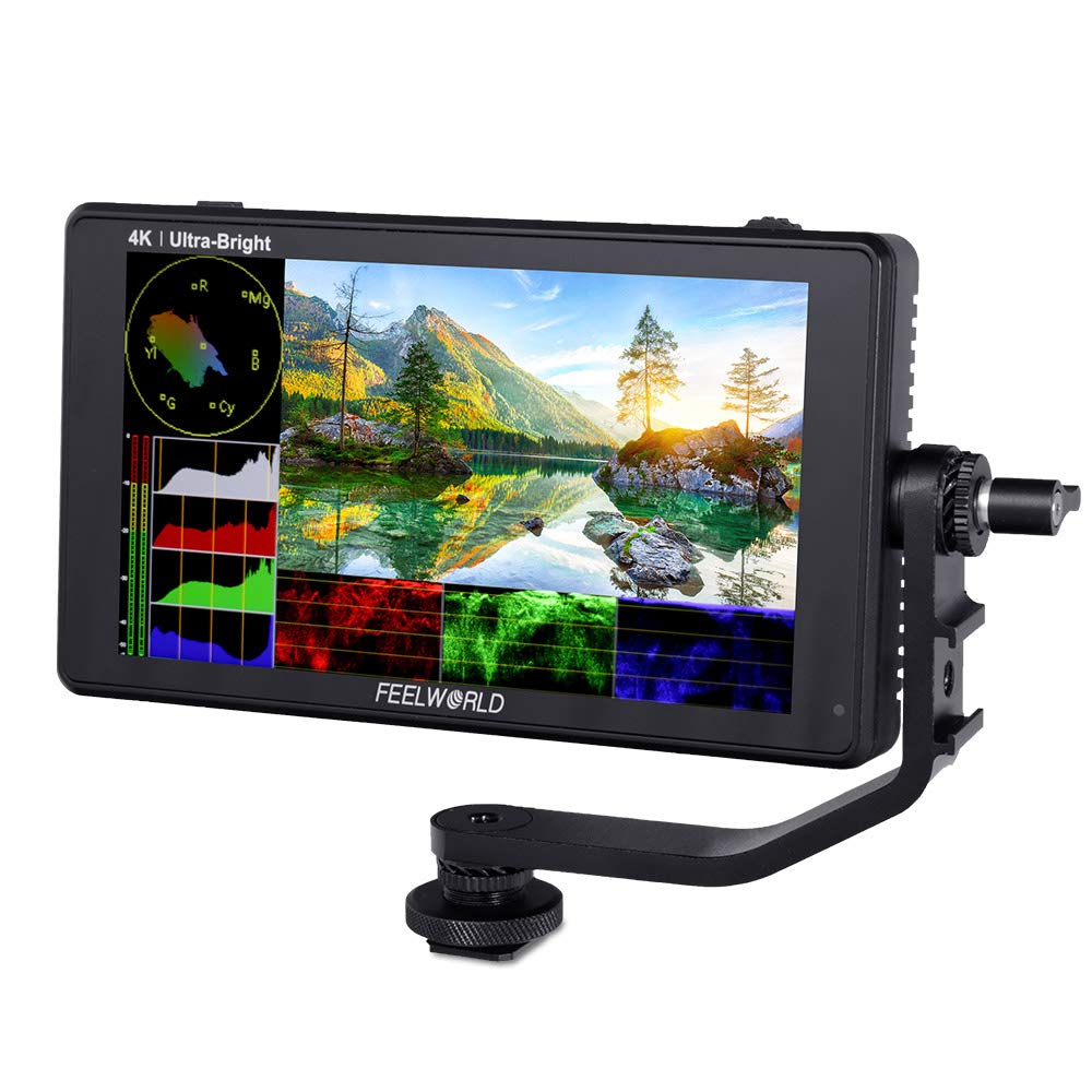 FEELWORLD LUT6 6 Inch 2600nits HDR 3D LUT Touch Screen DSLR Camera