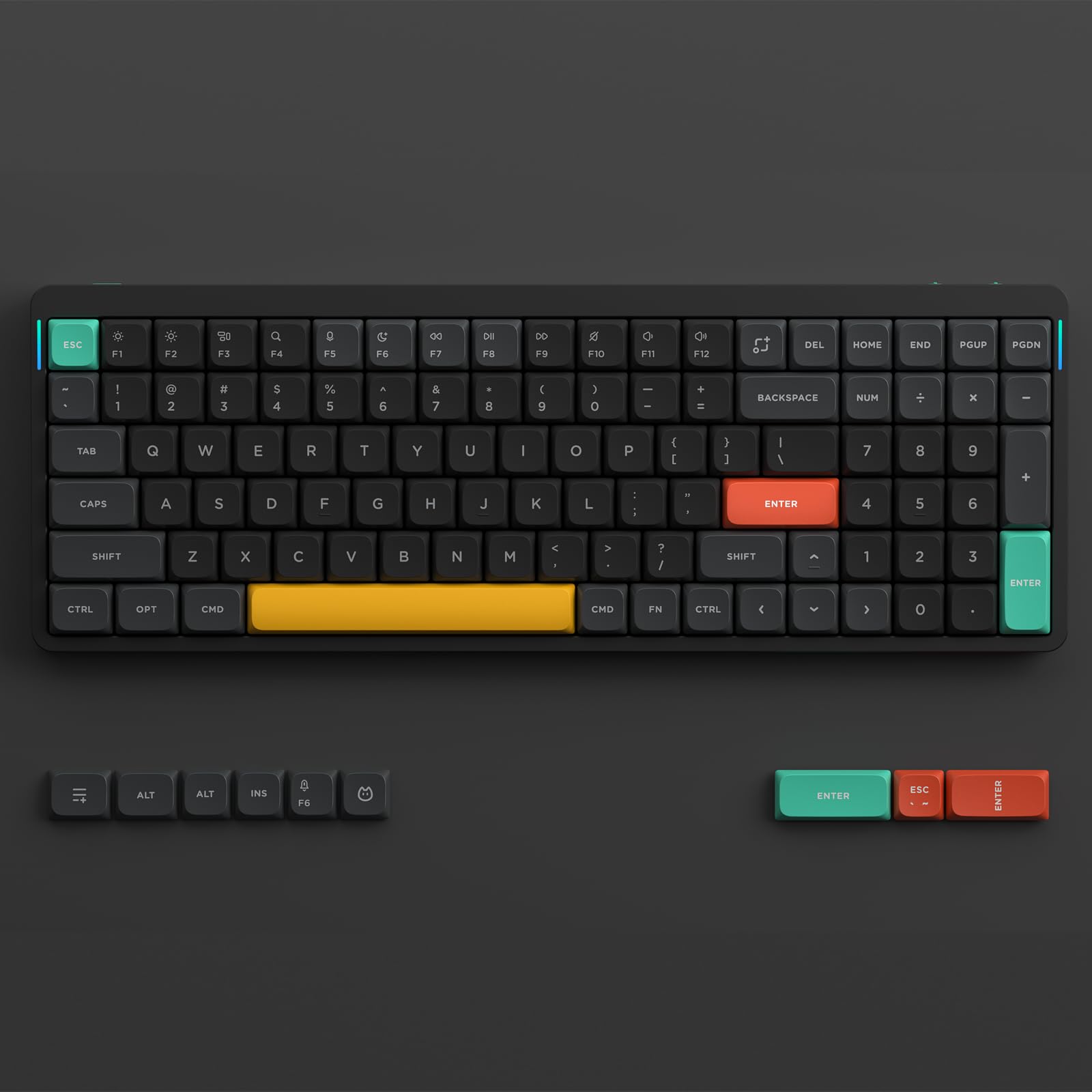 Amazon.com: nuphy Air96 V2 Wireless Mechanical Keyboard,100 Keys