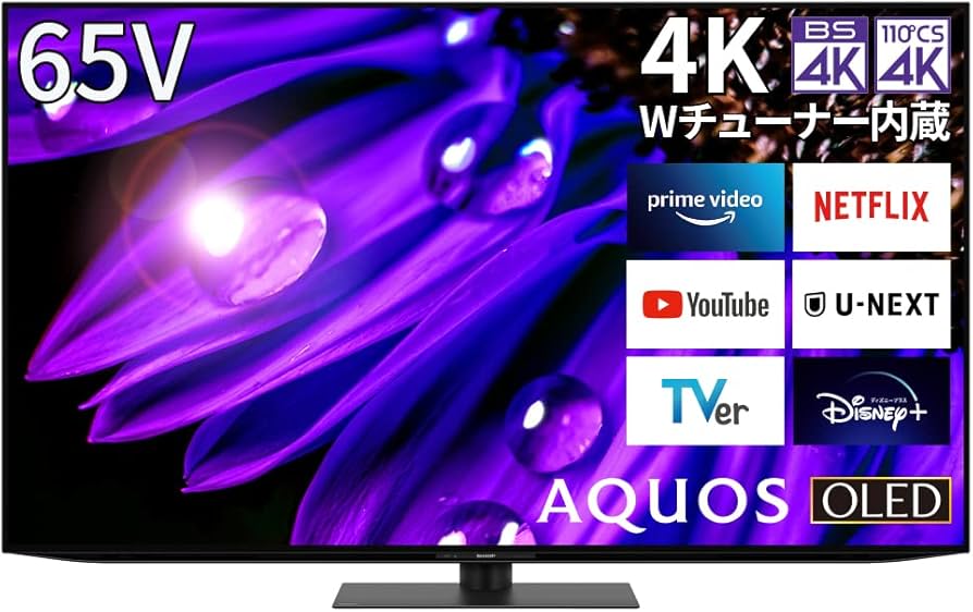 Amazon | シャープ 65V型 有機EL テレビ AQUOS OLED 4T-C65EQ1 4K