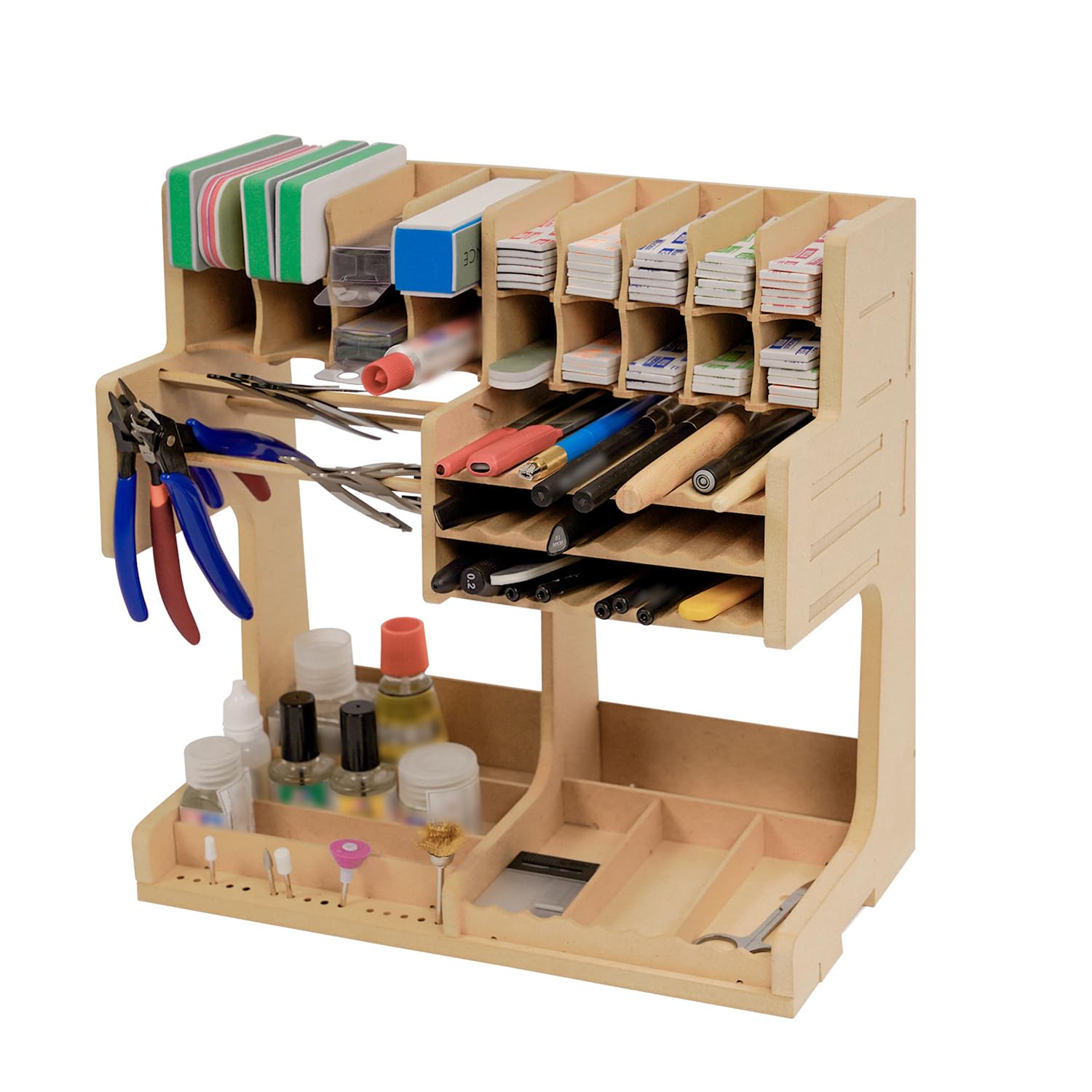 Amazon | Bucasso プラモデル ペイントラック モデルツール収納ラック