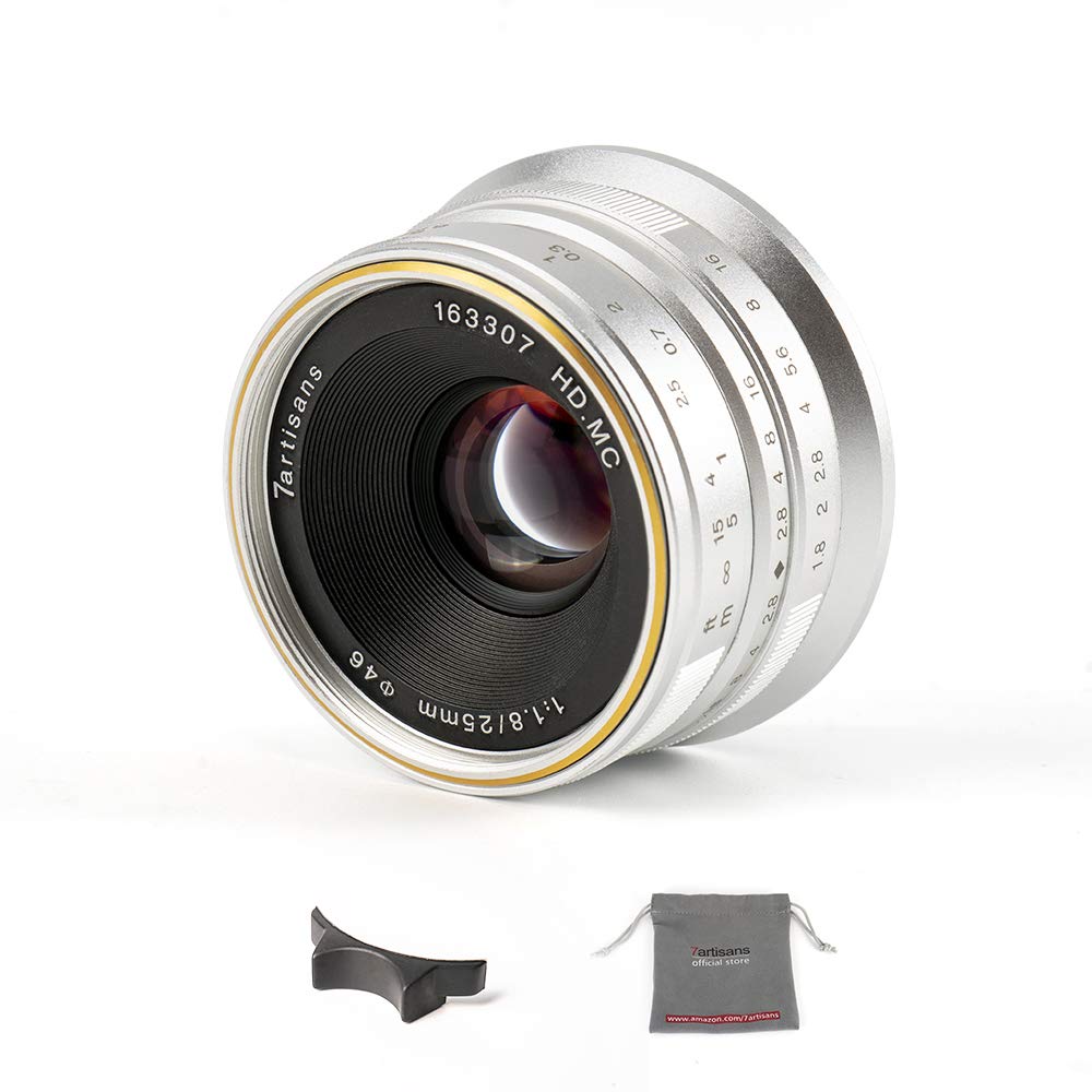 Amazon.com : 7artisans 25mm F1.8 APS-C Manual Fixed Lens for Fuji