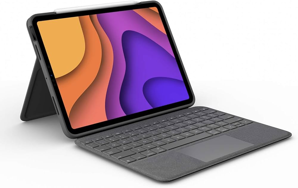 Logitech Folio Touch for iPad Air (4th generation)-OXFORD GREY-US