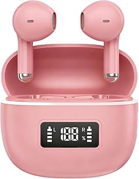 Amazon.co.jp: Bluetoothイヤホン ワイヤレスイヤホン IPX7防水 最大60