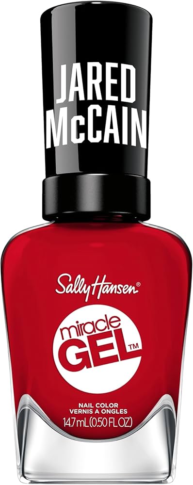 Amazon.com: Sally Hansen Miracle Gel™ x Jared McCain, Rookie Red