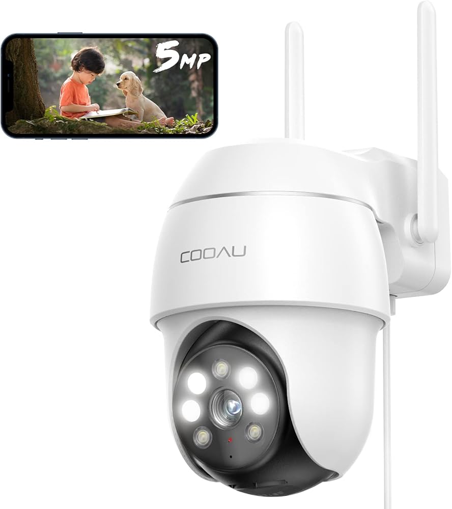 Amazon.co.jp: 【500万高画素 ・遠距離も超精細】COOAU 防犯カメラ