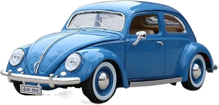 1⁄18 フォルクスワーゲン ビートル ブルー BEETLE 1955 ミニカー 1:18