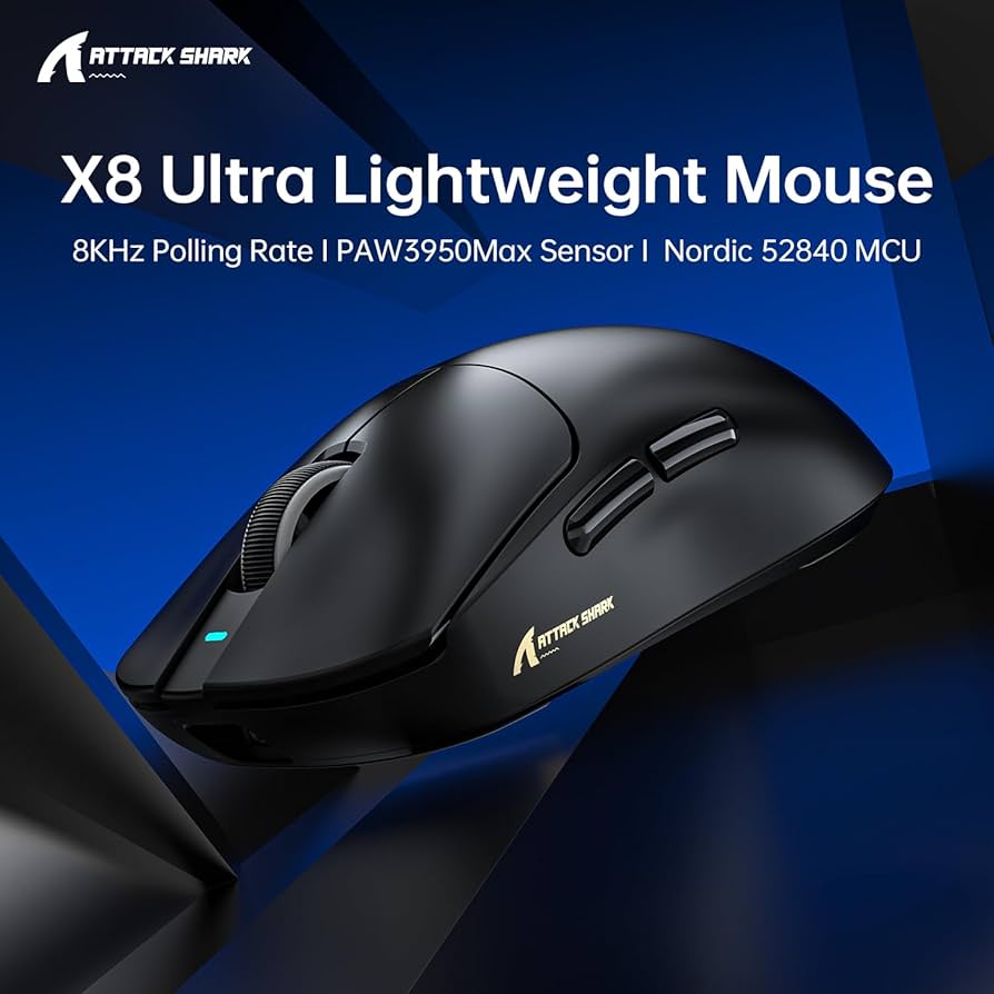 Amazon.com: ATTACK SHARK X8 Ultra Wireless Gaming Mouse,55g Ultra