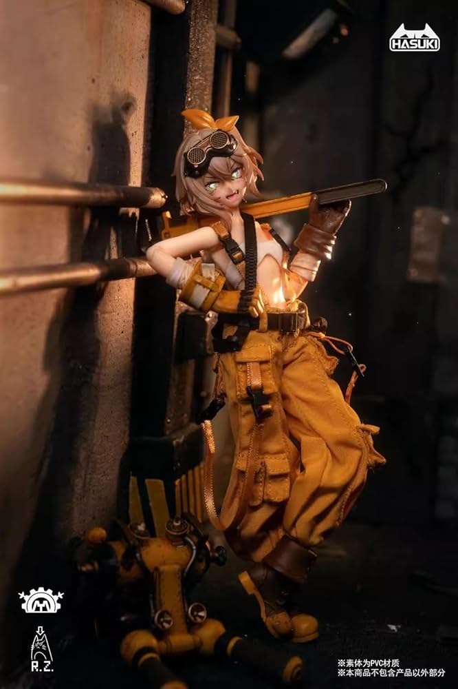 Amazon.co.jp: HASUKI pocket art 1/12 フィギュア PA007 メカニック