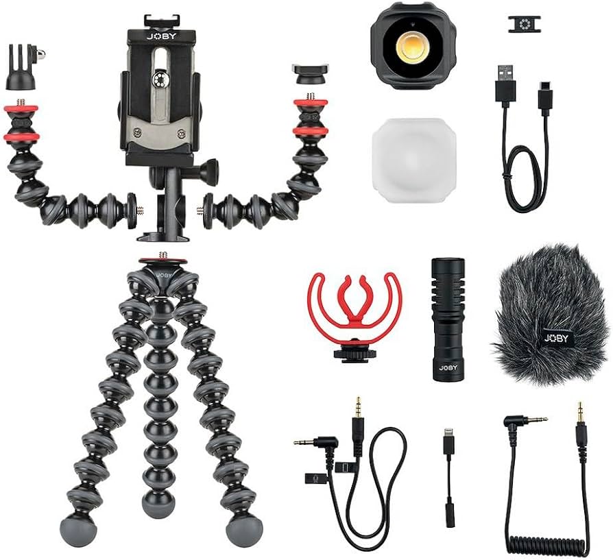 JOBY GorillaPod Mobile Vlogging Kit - Smartphone Rig, Wavo Mobile