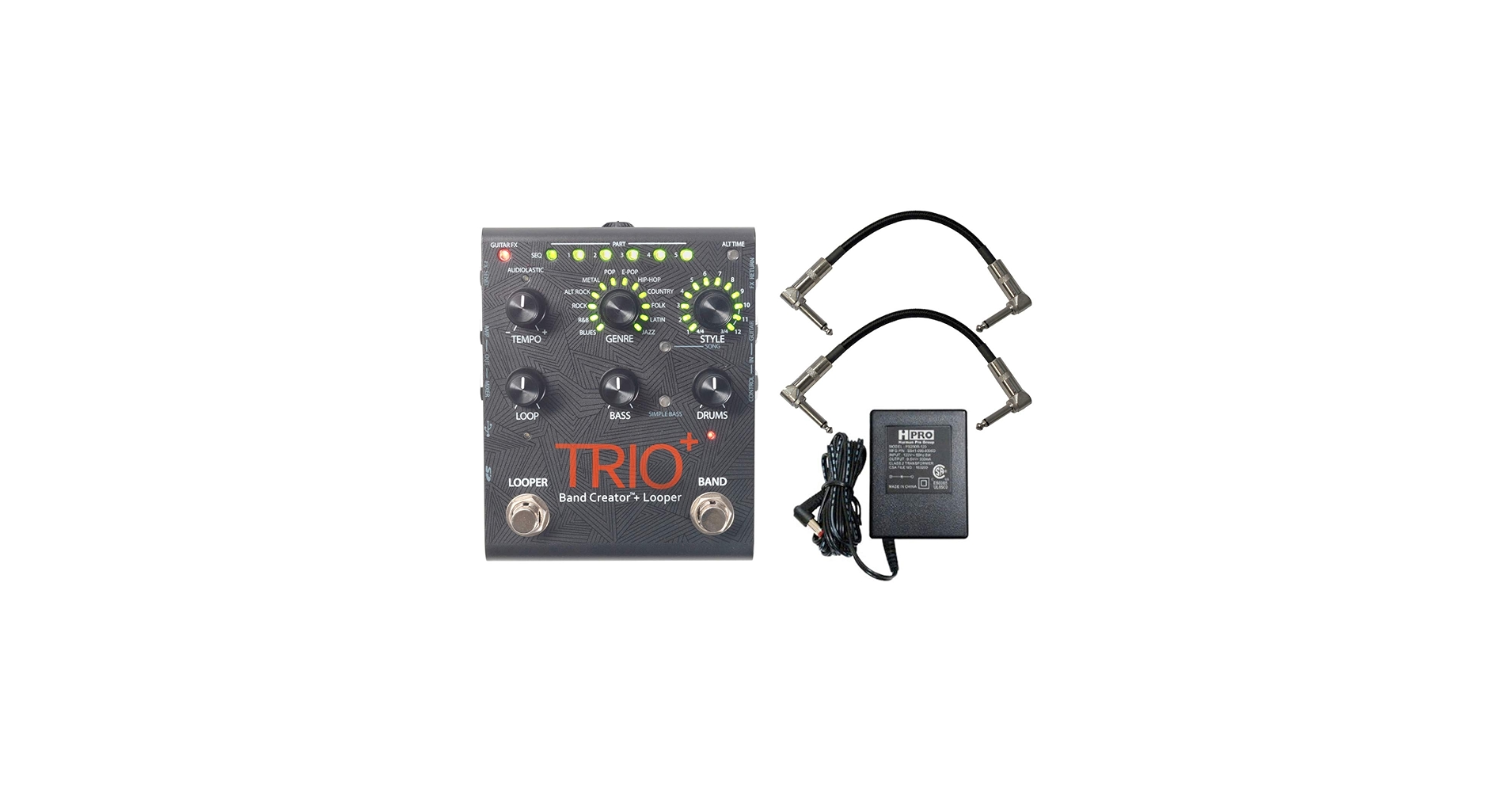 Amazon.com: Digitech Trio+ Band Creator + Looper w/ Patch Cables