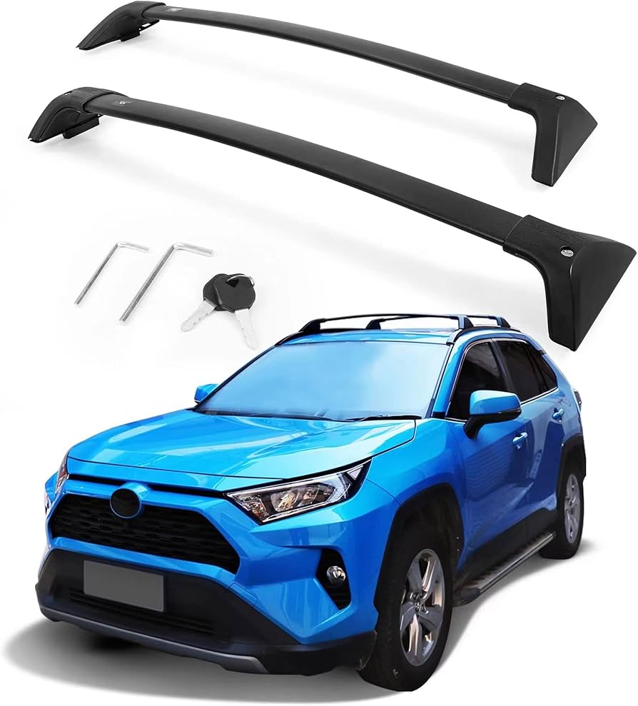 Amazon | Autekcomma ルーフラッククロスバー トヨタ RAV4 2019-2025用