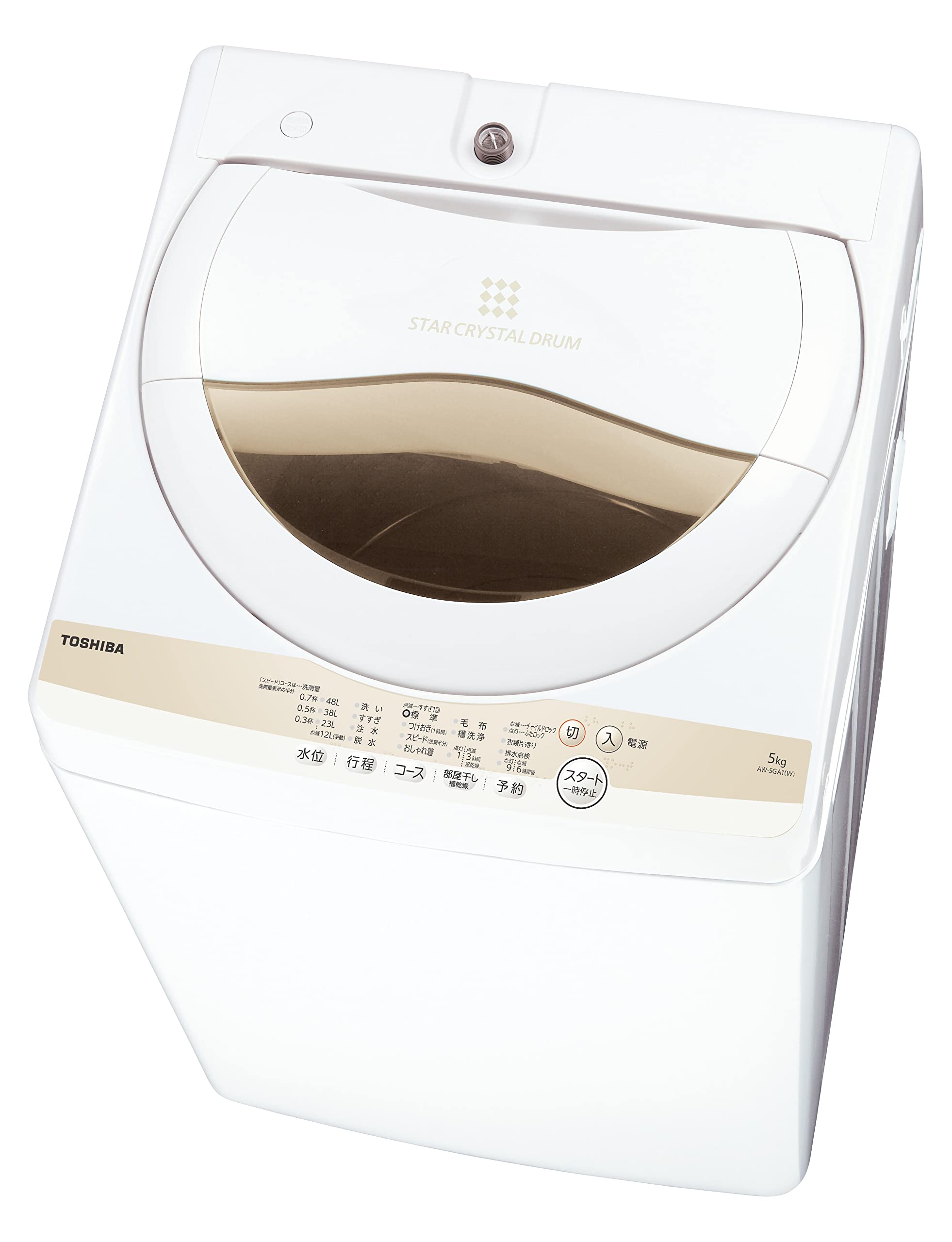 Amazon.co.jp: Toshiba AW-5GA1(W) Star Crystal Drum Fully Automatic