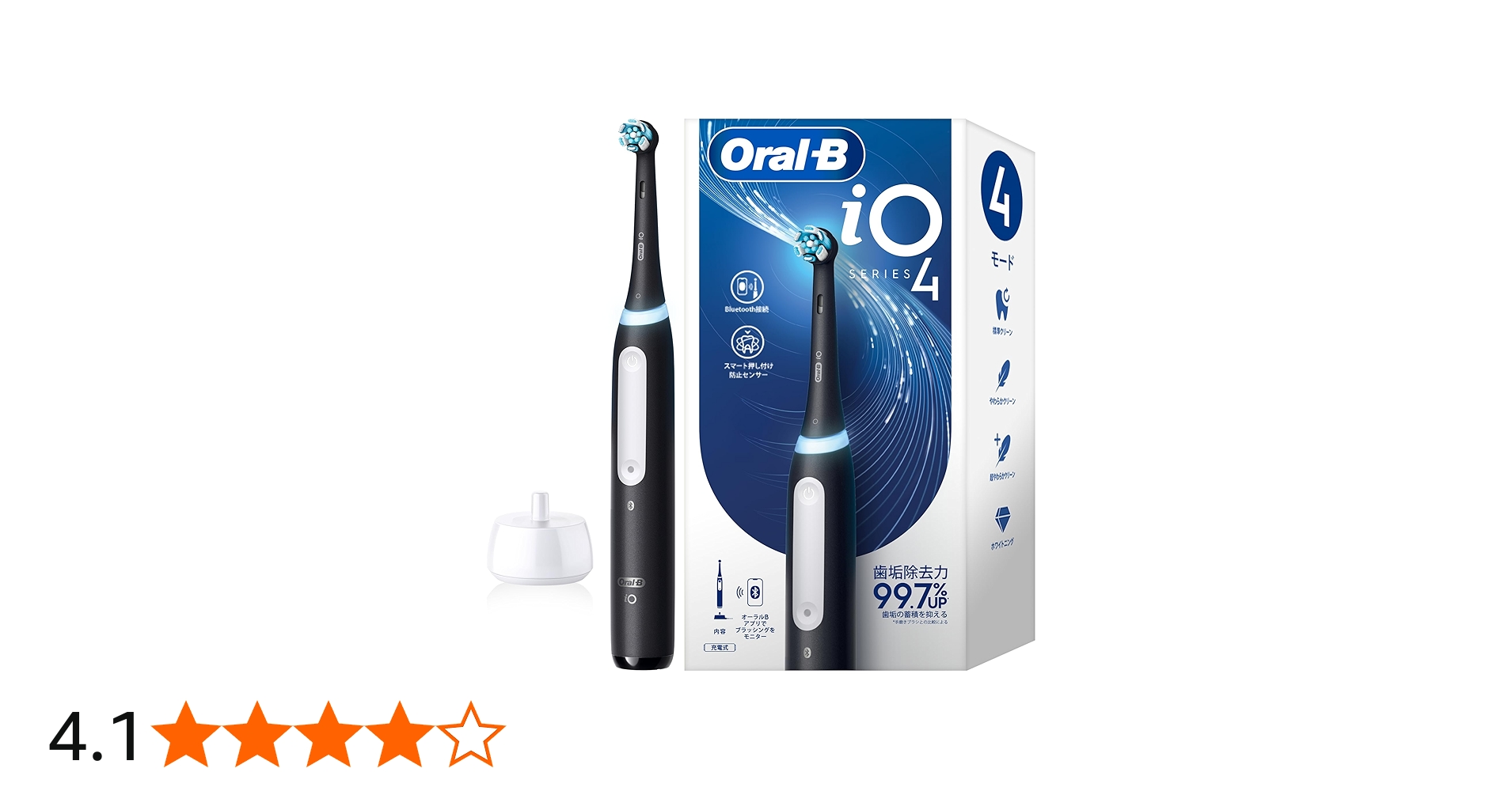 Amazon.co.jp: ブラウン 電動歯ブラシ オーラルB iO4S iOG41B60BK