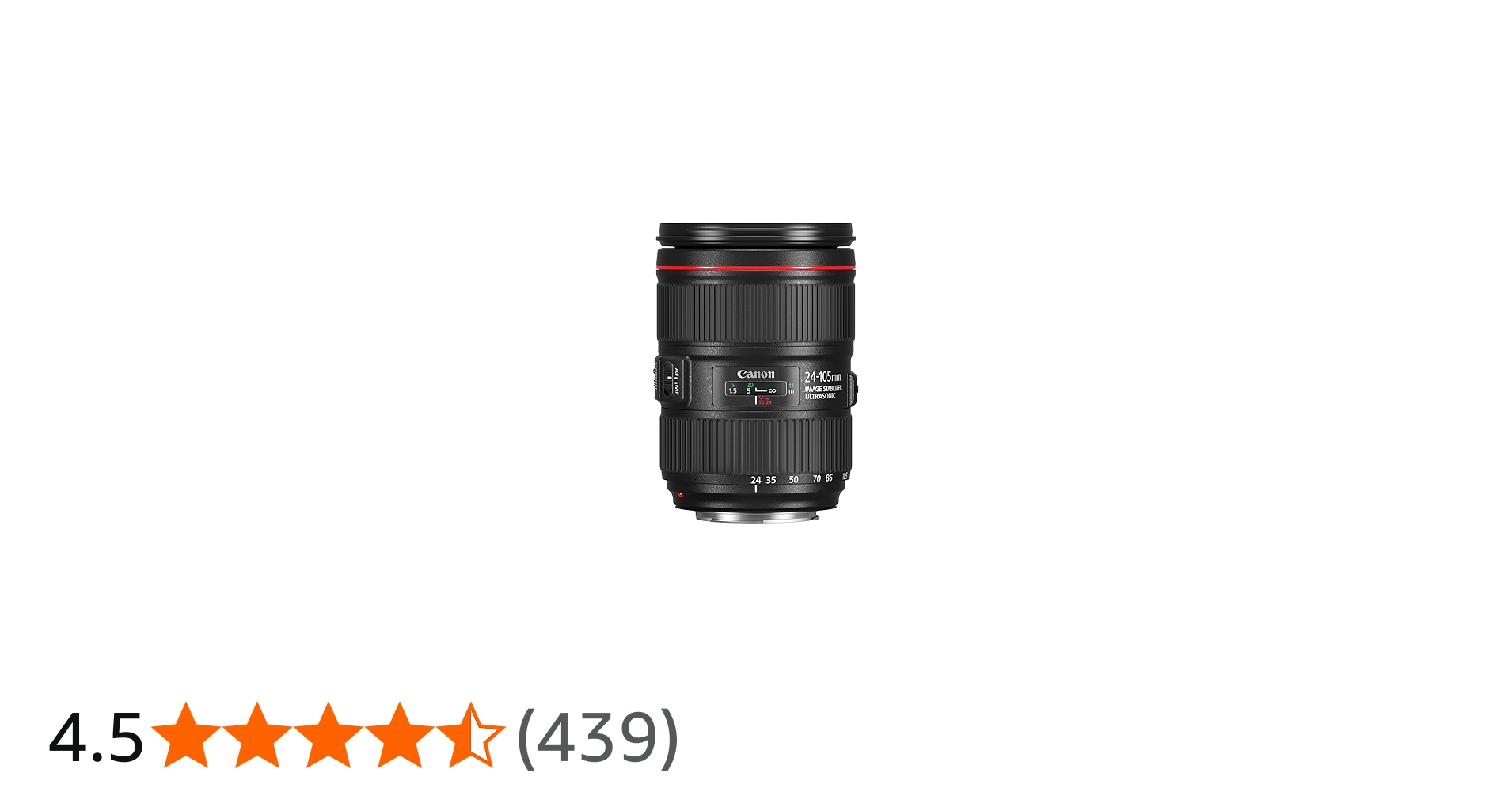 Canon Zoom Lens EF24-105mm F4L is II USM - White Box (New) (Bulk