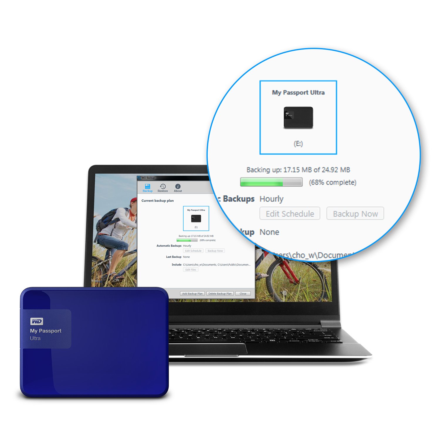 Amazon | WD HDD ポータブルハードディスク 3TB My Passport Ultra