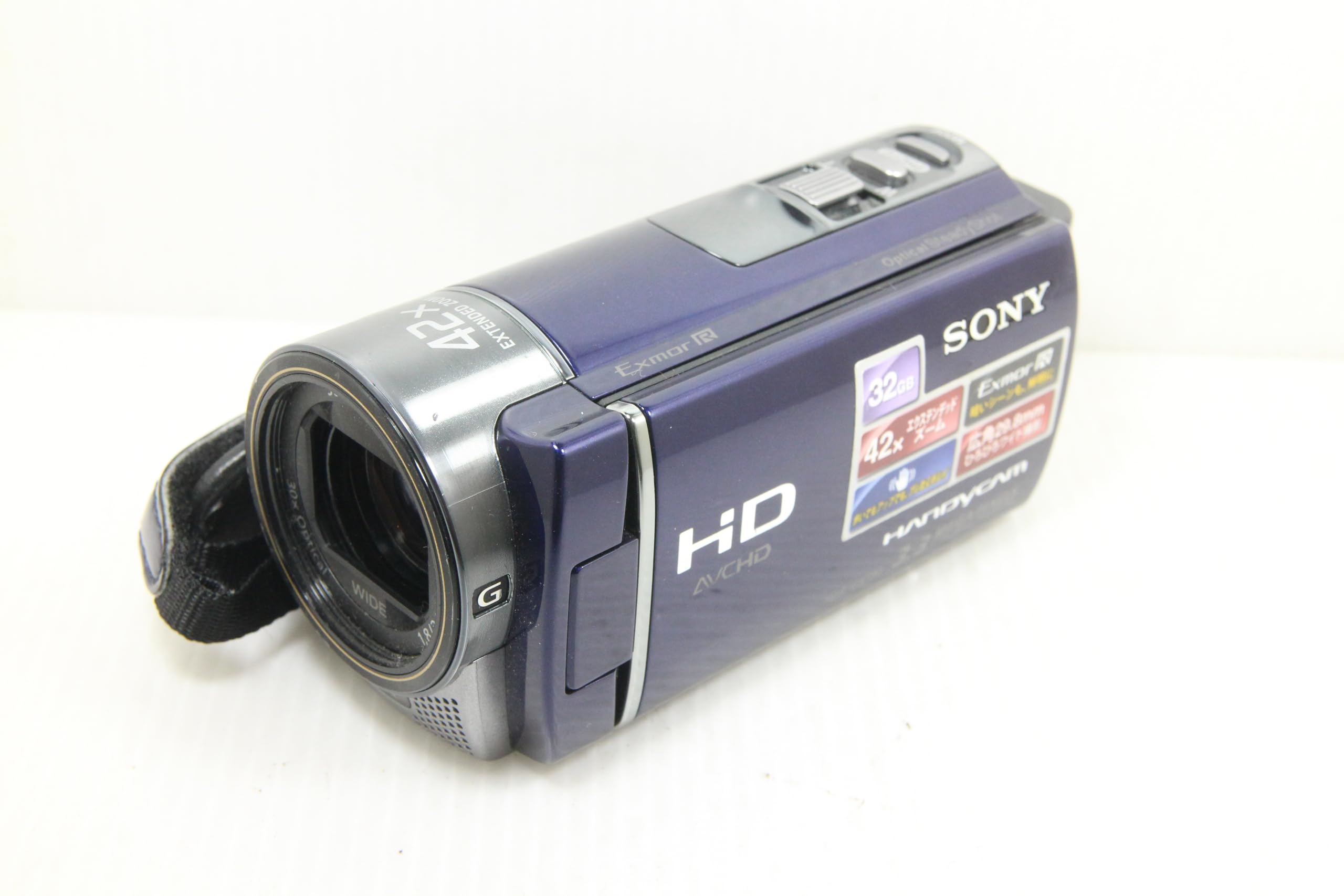 Amazon.co.jp: SONY デジタルHDビデオカメラレコーダー CX180 ブルー