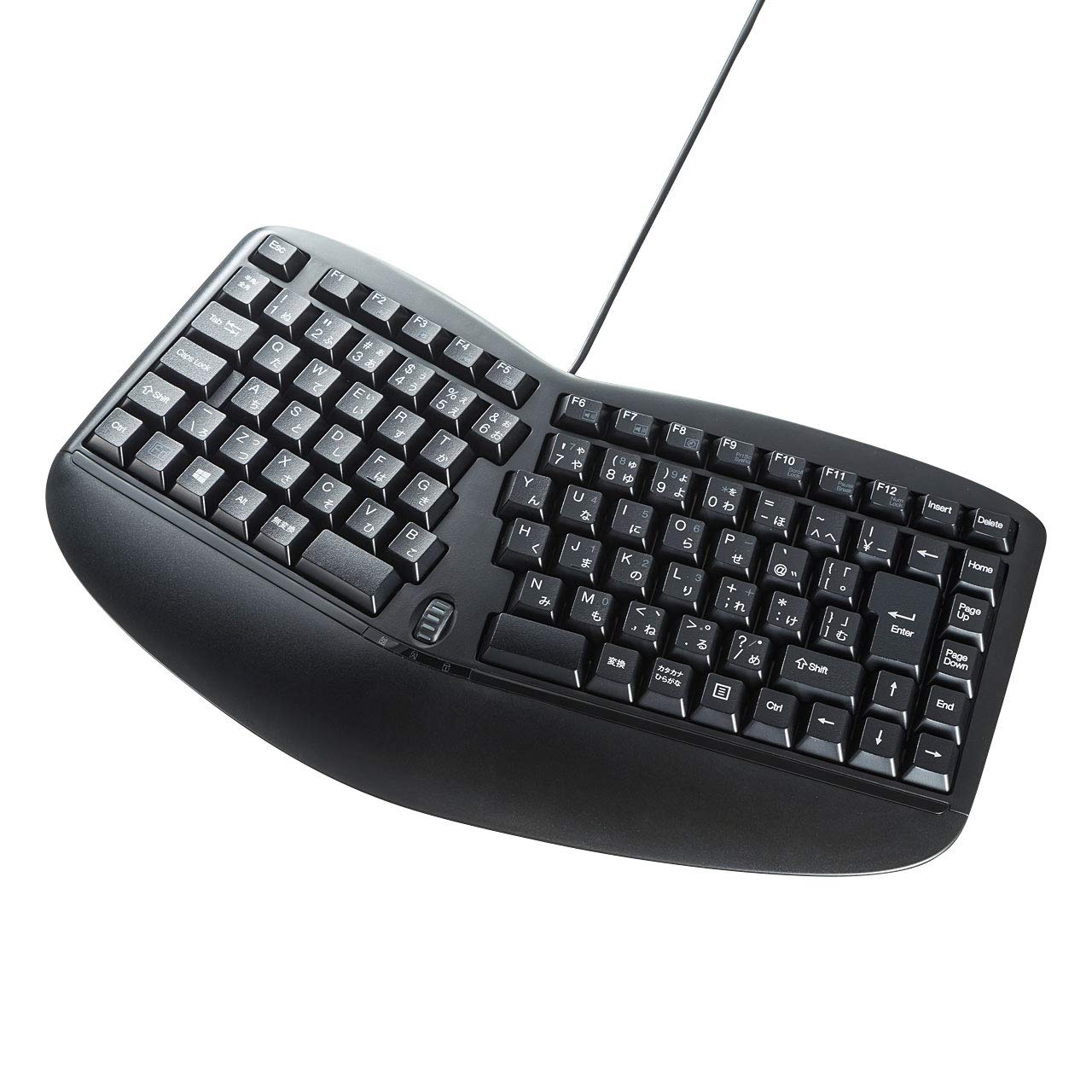 Amazon.co.jp: サンワサプライ エルゴノミクスキーボード 有線 USB接続