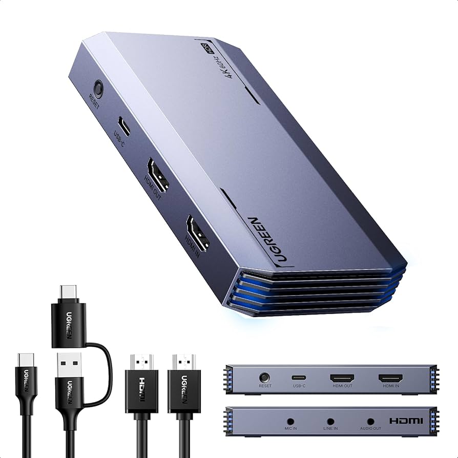 Amazon.co.jp: UGREEN 4K@60Hz HDMI Capture Board with Pass-through